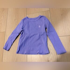 GAP Purple Ribbed Shirt
